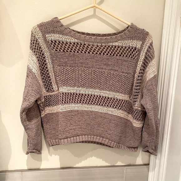 Sonic Crop Sweater by Left on Houston - Picture 2 of 4